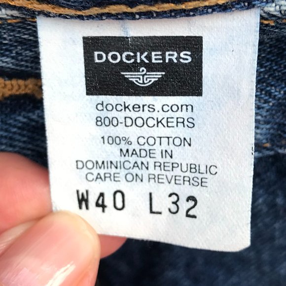 DOCKERS Men's Denim Jeans 40x32 - Picture 7 of 7